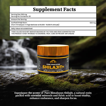 Vital Hill Premium Shilajit For Men and Women
