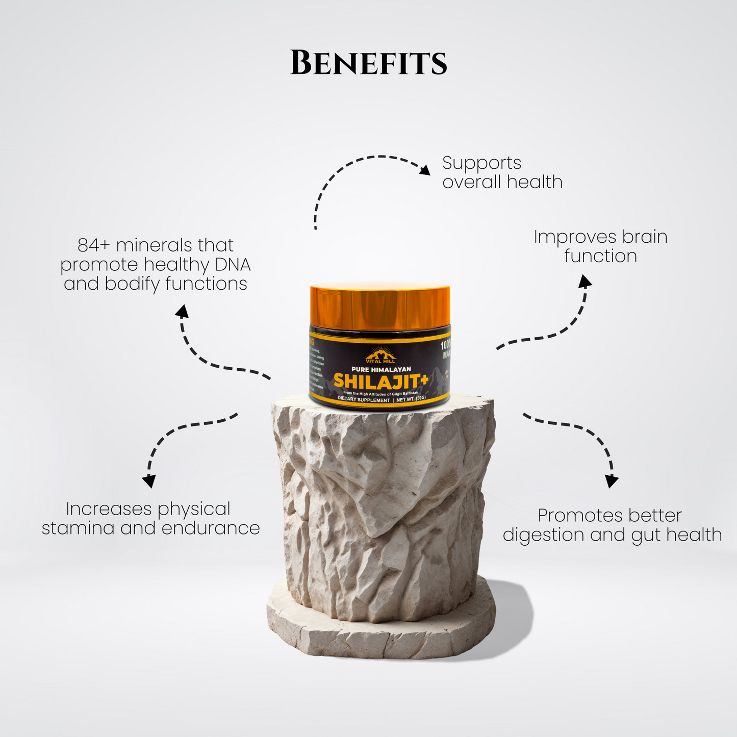 Vital Hill Premium Shilajit For Men and Women