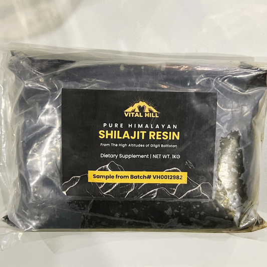 Vital Hill Premium Shilajit Resin - 1 KG Packing