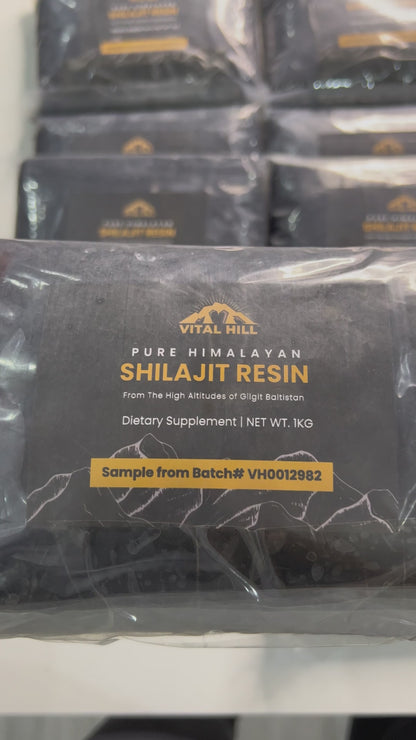 Vital Hill Premium Shilajit Resin - 1 KG Packing